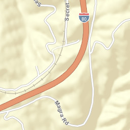 Secret Town California Street Map