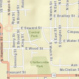 167 West Seward Street, Hillsboro, IL 62049 Street Map