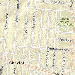 Cheviot Ohio Street Map
