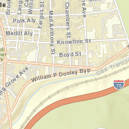 Knowltons Corner Ohio Street Map