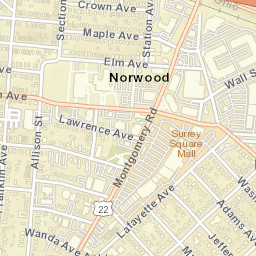 Cincinnati Ohio Street Map