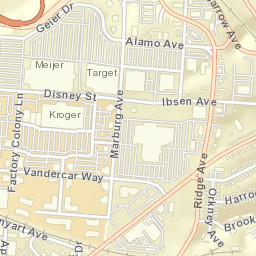 3339 Ibsen Avenue Cincinnati OH 45209 Street Map