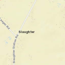 Slaughter Delaware Street Map