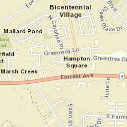 Greens of Dover Delaware Street Map