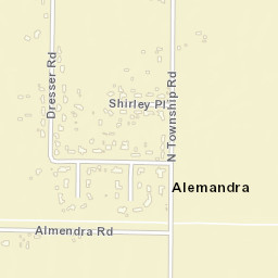 Alemandra California Street Map