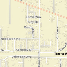 Tierra Buena California Street Map