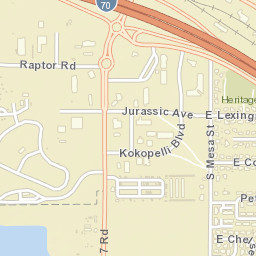 301-599 Jurassic Ct Fruita CO Street Map