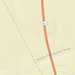 U.S. 83, Oakley, KS 67748, USA Street Map