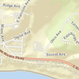 North Bend Ohio Street Map