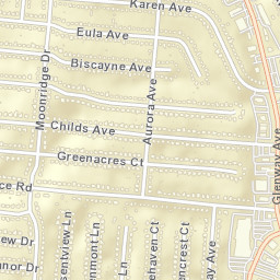 3504-3520 Moonridge Drive Cincinnati Street Map