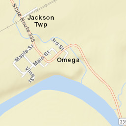 Omega Ohio Street Map