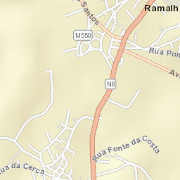 Ramalhal Street Map