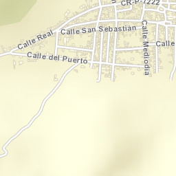 Porzuna Street Map