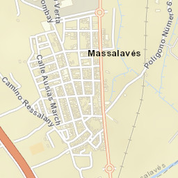 Masalavés Street Map