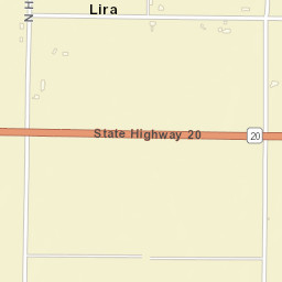 Lira California Street Map