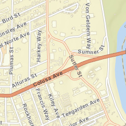 Yuba City California Street Map