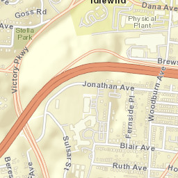 Idlewild Ohio Street Map