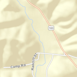 Radcliff Ohio Street Map