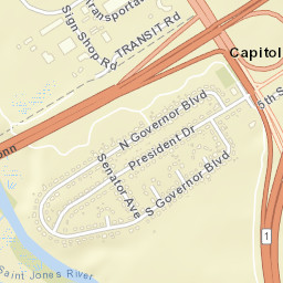 Capitol Park Delaware Street Map