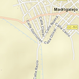 Madrigalejo Street Map