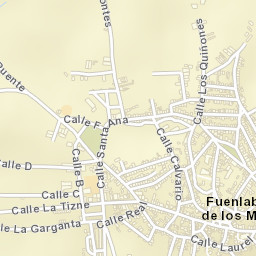 Fuenlabrada de los Montes Street Map