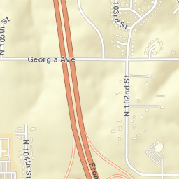 2610 North 102nd Street, Kansas City, KS Street Map