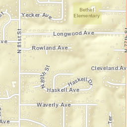 2100-2216 North 77th Street Kansas City Street Map