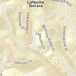 LaFeuille Terrace Ohio Street Map