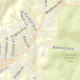 O'Bryonsville Ohio Street Map