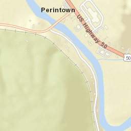 Perintown Ohio Street Map