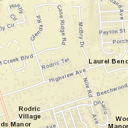 Laurel Bend Delaware Street Map
