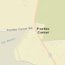 Postles Corner Delaware Street Map