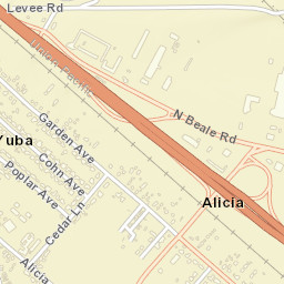 South Yuba California Street Map