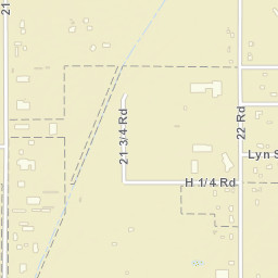 21 3/4 Road Grand Junction CO Street Map