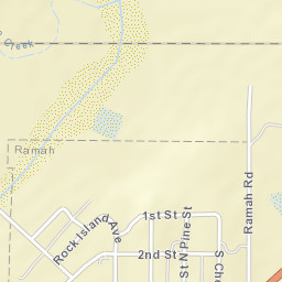 Ramah Colorado Street Map