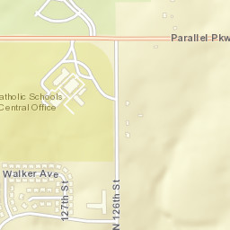 12425-12505 Parallel Parkway, Kansas City Street Map