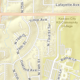 7430 Parallel Parkway, Kansas City, KS Street Map