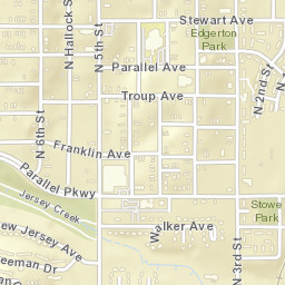 1953-1999 Springfield Boulevard, Kansas City Street Map