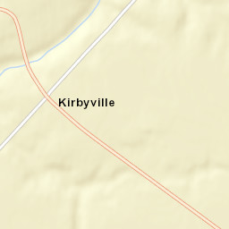 Kirbyville Ohio Street Map