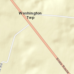 Berrysville Ohio Street Map