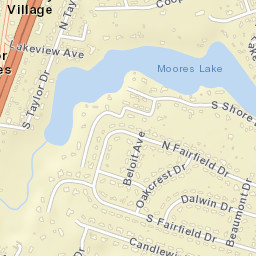 Taylor Estates Delaware Street Map