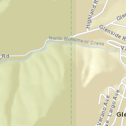 Glen Park Colorado Street Map