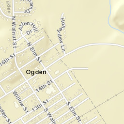 302 South Walnut Street Ogden KS Street Map