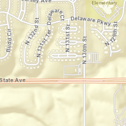 1201 North 130th Street Kansas City KS Street Map