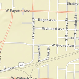 807 West Edgar Avenue, Effingham, IL 62401 Street Map