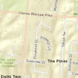 The Pines Ohio Street Map