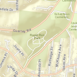 West Price Hill Ohio Street Map