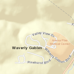 Waverly Gables Ohio Street Map