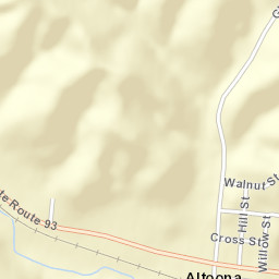 Altoona Ohio Street Map