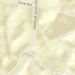Hemlock Grove Ohio Street Map